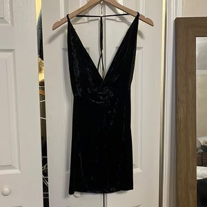 Zara mini velvet dress